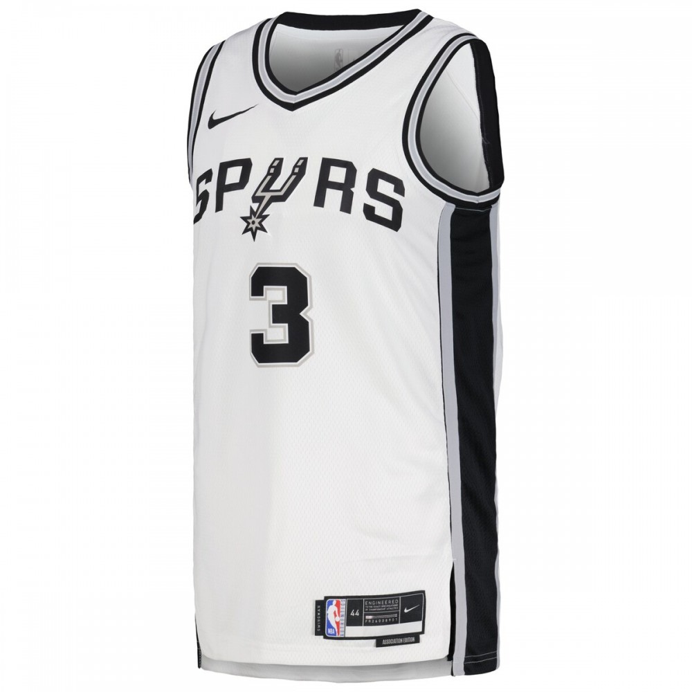 Keldon Johnson San Antonio Spurs Unisex Swingman Jersey - Association Edition - White-Pro Kit Vault | Brand New 26/27 Sports Jerseys